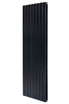 Вертикальний дизайнерський радіатор опалення ARTTIDESIGN Livorno II 8/2000/544/50 чорний матовий LV II.8.200.54.5.B фото