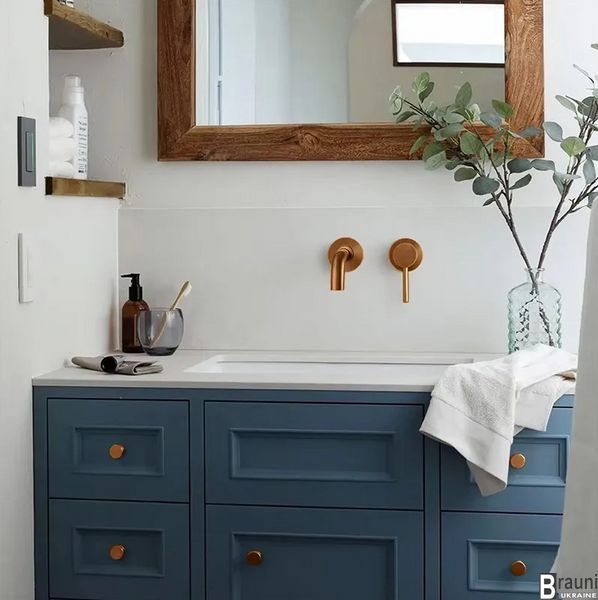 Смеситель для раковины (умывальника) REA LUNGO BRUSHED COPPER + BOX скрытого монтажа REA-B4600 фото