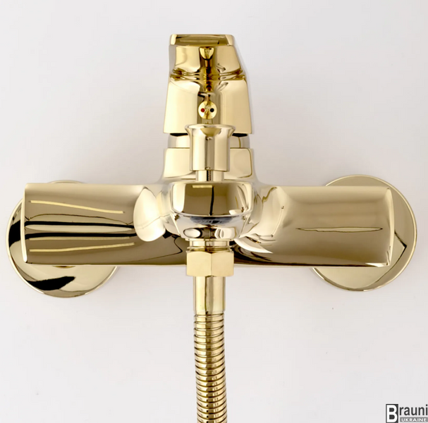 Змішувач для ванни REA RUSEL GOLD золотий настінний REA-B2034 фото