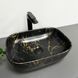 Умивальник (раковина) VBI RAVENNA MARBLE BLACK MATT накладний VBI-011209 фото 2