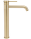 Смеситель для раковины (умывальника) REA LUNGIS BRUSHED GOLD высокий REA-B6101 фото 2