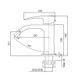 Смеситель для умывальника Koer KB-12007-05 (Цвет черный) (KR3443) KR3443 фото 6