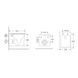 Унітаз підвісний Mixxus Premium Quadro-0302-R Black 530x360x365mm, система змиву RIMLESS (MP6455) MP6455 фото 10