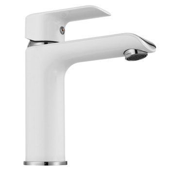 Змішувач для раковини (умивальника) REA BLOOM WHITE CHROMЕ низький REA-B9915 фото