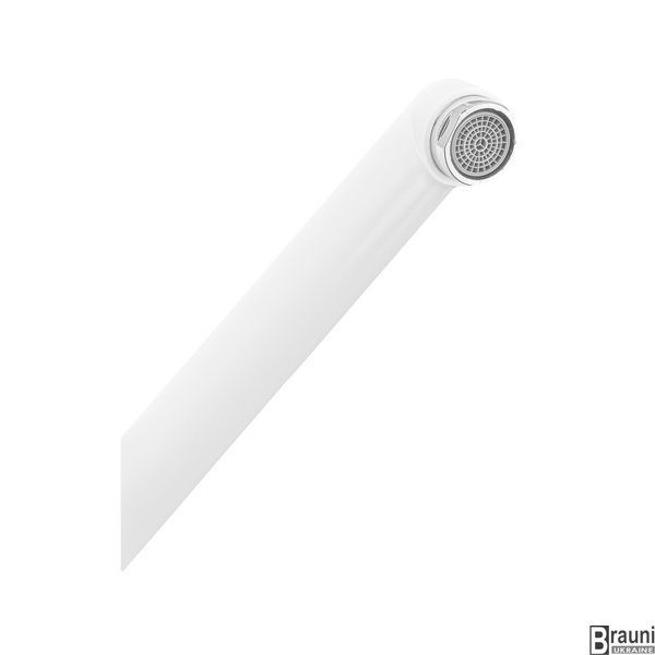 Смеситель для ванны Plamix Pablo -140 EURO SET White (со шлангом и лейкой) (PM0670) PM0670 фото