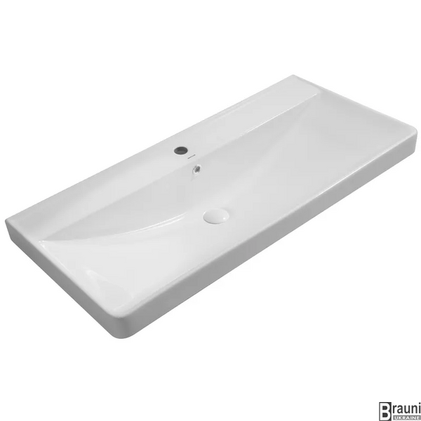 Умивальник (раковина) меблевий 100х48 MIXXUS PREMIUM STYLE-1504 білий MP6501 фото