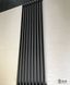 Вертикальний дизайнерський радіатор опалення ТМ ARTTIDESIGN Matera 9/1800 чорний матовий 5498 фото 1