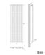 Вертикальный дизайнерский радиатор отопления ТМ ARTTIDESIGN Matera 9/1800 чёрный матовый 5498 фото 3