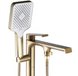 Змішувач для ванни REA HASS BRUSHED GOLD підлоговий REA-B6404 фото 2