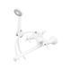 Смеситель для ванны Plamix Pablo -140 EURO SET White (со шлангом и лейкой) (PM0670) PM0670 фото 7