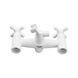 Смеситель для ванны Plamix Pablo -140 EURO SET White (со шлангом и лейкой) (PM0670) PM0670 фото 6