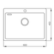 Кухонная мойка 60х45 со смесителем, дозтором и корзиной SET-6045-200x1.0-SATIN MX0584 фото 11
