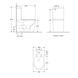 Унитаз-компакт с бачком и крішкой Ellipse-0401-T1 63x39x84, смыв TORNADO 1.0  MP6467 фото 6
