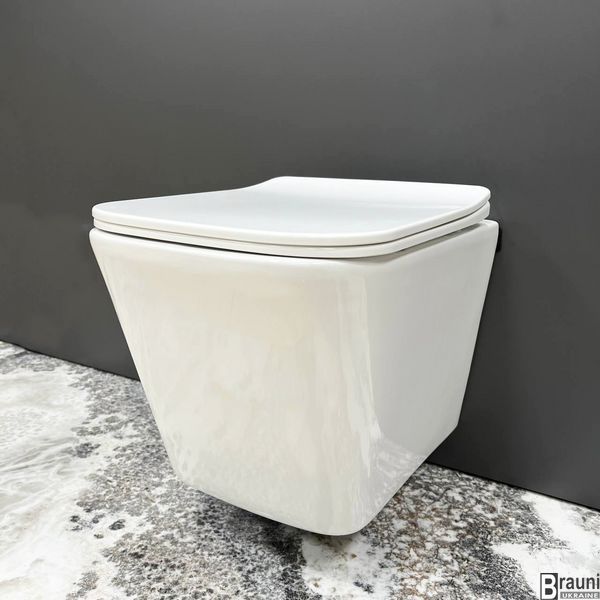 Підвісний унітаз VBI TOLEDO WHITE VBI-01001EX фото