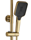 Душова колона ROB BRUSHED GOLD з термостатом, матове золото REA-P6623 фото 5