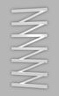 Рушникосушка Genesis-Aqua ZigZag 50х100 см білий 42021 фото