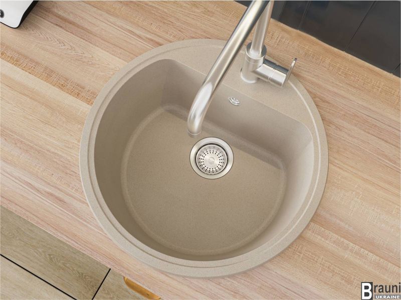 Кухонна мийка MALIBU пісочна 0000029 фото