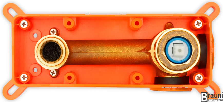 Змішувач для раковини (умивальника) REA LUNGO LONG GOLD + BOX прихованого монтажу * REA-B0370 фото