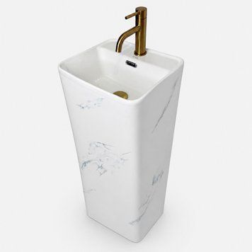 Умывальник (раковина) VBI LACENO MARBLE NATURE напольный VBI-019036 фото