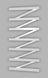 Рушникосушка Genesis-Aqua ZigZag 50х120 см білий 42031 фото 1