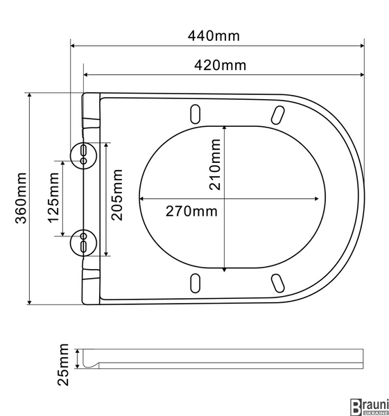 Унітаз з функцією біде ELLIPSE-1301-R 50x36 система змиву RIMLESS підвісний MP6659 фото
