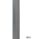 Вертикальний дизайнерський радіатор опалення TM ARTTIDESIGN Bari 6/1800 чорний матовий 5610 фото 1
