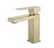 Змішувач для раковини FUTURA GD-3042BG BRUSHED GOLD Матове золото IR3041 фото 2