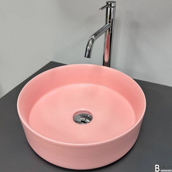 Умивальник (раковина) VBI PRATO PINK MATT накладний VBI-011417 фото