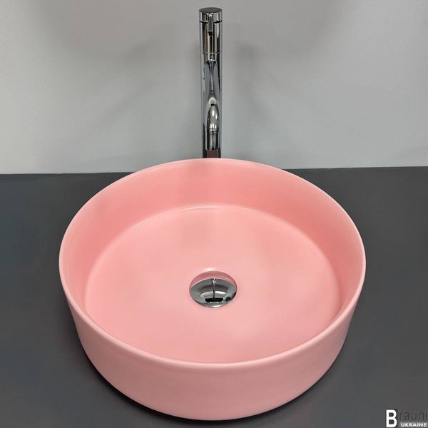 Умивальник (раковина) VBI PRATO PINK MATT накладний VBI-011417 фото