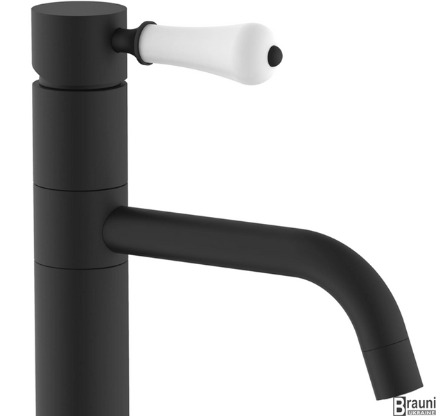 Смеситель для раковины (умывальника) REA SERRA BLACK низкий REA-B1141 фото