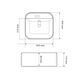 Умивальник (раковина) VBI LESINA 2 WHITE накладний VBI-015301 фото 2