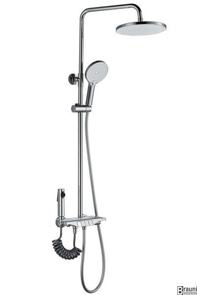 Душевая колона REA SAVIO LED CHROME с термостатом REA-P8544 фото