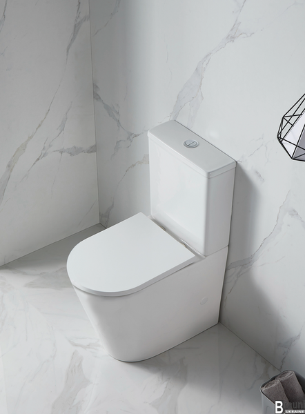Унітаз-компакт Mixxus Premium Bevel-0401-T1 625x390x845mm, система змиву TORNADO 1.0 (MP6473) MP6473 фото