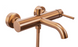 Смеситель для ванны и душа REA LUNGO BRUSHED COPPER настенный с изливом REA-B1115 фото 4