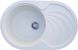 Кухонна мийка Rasa Biela 78х50 біла з крилом для сушки посуду RO44655 фото 1