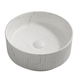 Умывальник раковина накладная WAVE-0102 MARBLE 37х37, белый мрамор матовый MP6528 фото 14