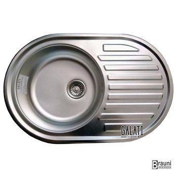 Овальна кухонна мийка Dana Satin (7129) RO47129 фото
