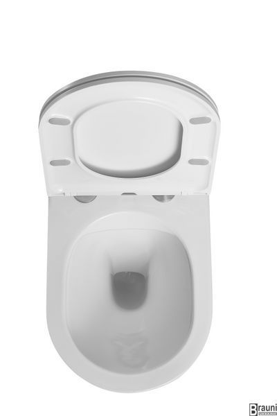 Унітаз підвісний Mixxus Premium Bevel-0301-R 515x355x365mm, система змиву RIMLESS (MP6470) MP6470 фото