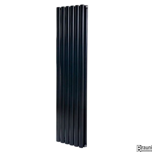 Вертикальний дизайнерський радіатор опалення ТМ ARTTIDESIGN Rimini || 6/1800 чорний матовий 5508 фото