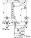 Змішувач для умивальника на 3 отвори Emmevi Deco Old CR12643 хром (Італія) 2077 фото 2