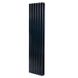 Вертикальний дизайнерський радіатор опалення ТМ ARTTIDESIGN Rimini || 6/1800 чорний матовий 5508 фото 2