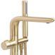 Смеситель для ванны REA CLARK BRUSHED GOLD матовое золото напольный REA-B5303 фото 2