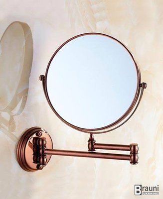 Зеркало косметическое настенное Deco медь 2369 фото