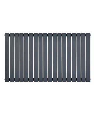 Горизонтальний дизайнерський радіатор опалення «Terni G 18/600» Колір сірий матовий 5626 фото