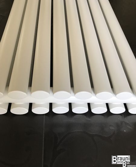 Вертикальний дизайнерський радіатор опалення ТМ ARTTIDESIGN Rimini || 6/1800 білий матовий 5510 фото