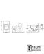 Унитаз подвесной SUBWAY, горизонтальный выпуск 4884 фото 2