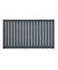 Горизонтальный дизайнерский радиатор отопления «Terni G 18/600» Цвет серый матовый 5626 фото 1