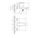 Смеситель для ванны Haiba Kubus 009 (HB0798) HB0798 фото 4