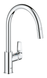 Змішувач для кухні Grohe BauLoop New з висувною лійкою, хром 30543000 фото 8