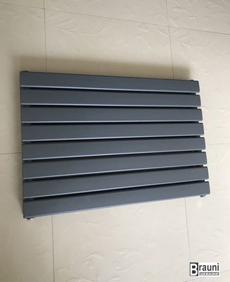 Горизонтальный дизайнерский радиатор отопления Livorno || G 8/600 серый матовый 5512 фото